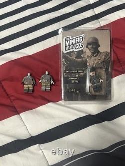 3 RARE Ww2 Wwii german Minifigure Lot Figure Theminifigco Brickmania