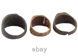 3 pcs Tank WW2 German ring WWII Germany Army Wehrmacht 1943 Panzer Armored force