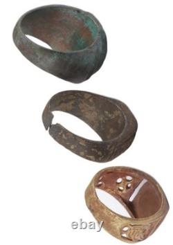 3 pcs Tank WW2 German ring WWII Germany Army Wehrmacht 1943 Panzer Armored force