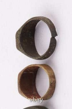 3 pcs Tank WW2 German ring WWII Germany Army Wehrmacht 1943 Panzer Armored force