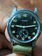 34mm Wwii Period Men's Helvetia Dh German Military Wristwatch Us Army Ordinance