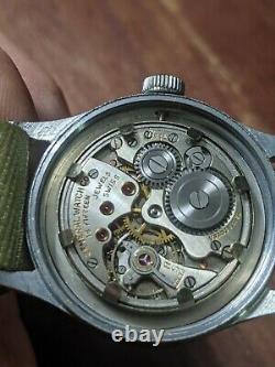 34mm WWII period MEN'S HELVETIA DH GERMAN MILITARY WRISTWATCH US Army ordinance