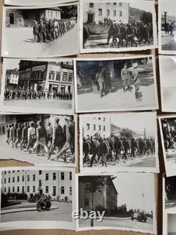 50 Original WW2 German Army Photos Meiningen Panzer Parade Sächsischer Hof WOW