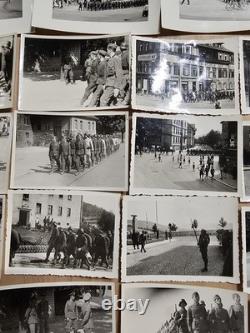 50 Original WW2 German Army Photos Meiningen Panzer Parade Sächsischer Hof WOW