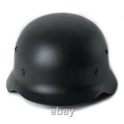 56-61cm Liner Black WW2 German Elite Army M1935 Stahlhelm Retro Style Helmet