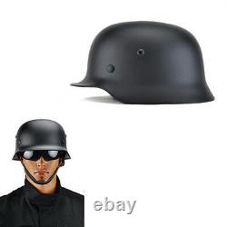 56-61cm Liner Black WW2 German Elite Army M1935 Stahlhelm Retro Style Helmet