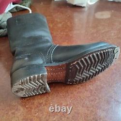 7.5 8 WW2 German Army Wehrmacht Leather Boots Knobelbecher jackboots bundeswehr