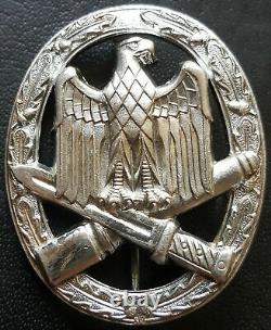 8676? German army Wehrmacht General Assault Badge post WW2 1957 pattern DEUMER