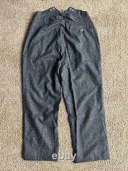 ATF SOLD OUT Texled German Army M36 Stone Gray Trousers WW2 Repro Uniform Small