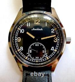 Aeschbach Ww2 Pattern German Army/airforce Service Watch Automatic