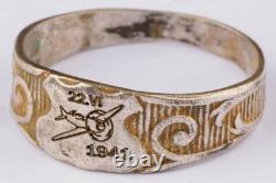 Air force 22. VI. 1941 Fighter WW2 German ring WWII Germany Army Wehrmacht Horror