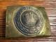 Antique Military German Army Prussian Belt Buckle Gott Mit Uns Motto Wwii