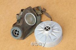 Antique Vintage WW2 WWII German Army Military Gas Mask Respiratop with Stamps