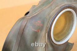 Antique Vintage WW2 WWII German Army Military Gas Mask Respiratop with Stamps