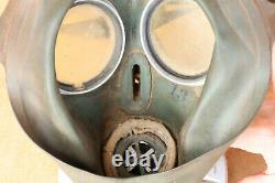 Antique Vintage WW2 WWII German Army Military Gas Mask Respiratop with Stamps