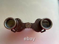 Antique WWII German Army Dienstglas 6x30 CXN Bakelite Binoculars