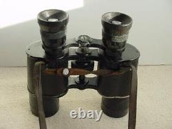 Antique collectible ww1 german army military binoculars 8x38 schutz & kassel