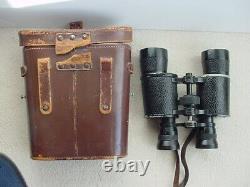 Antique collectible ww1 german army military binoculars 8x38 schutz & kassel