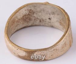 Army 1941 Infantry mortar Mine WW2 German ring WWII Germany Wehrmacht Gothic art