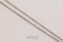 Army WW2 German Stahlhelm WWII Pendant 800 Stamped Silver Helmet Chain 925 Card