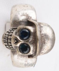 Army war art Military Ring Skull in german helmet WW2 Smile WWII ww1 WWI Style