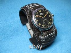 Arsa WWII Watch Wrist Military Vintage Swiss For German Army 1940's