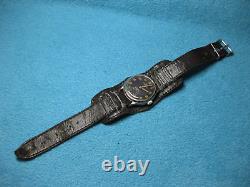 Arsa WWII Watch Wrist Military Vintage Swiss For German Army 1940's