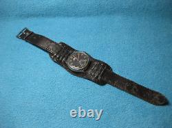 Arsa WWII Watch Wrist Military Vintage Swiss For German Army 1940's