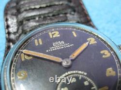 Arsa WWII Watch Wrist Military Vintage Swiss For German Army 1940's