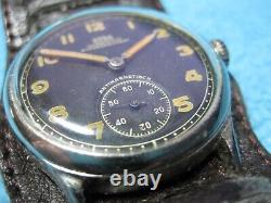 Arsa WWII Watch Wrist Military Vintage Swiss For German Army 1940's