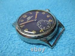 Arsa WWII Watch Wrist Military Vintage Swiss For German Army 1940's