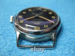 Arsa WWII Watch Wrist Military Vintage Swiss For German Army 1940's