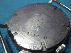 Arsa WWII Watch Wrist Military Vintage Swiss For German Army 1940's