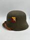 Authentic Ww1 German Army M16 Stahlhelm Helmet With Leather Liner