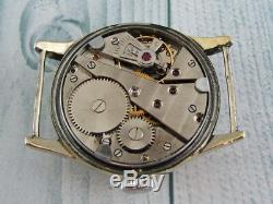 BULLA D3339H German Army Officers WWII VINTAGE 1939-1945 SWISS Men's Wristwatch
