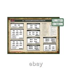Battlefron FoW WWII German 15 Volksgrenadierdivision (Winter) Army D SW (New)