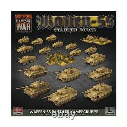 Battlefron FoW WWII German 15m Waffen-SS Panther Kampfgruppe Army De SW (New)