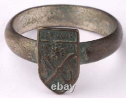 Battles of Narvik WW2 German ring WWII Germany Ofotfjord Norway Army Wehrmacht