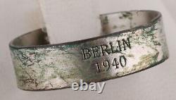 Berlin 1940 WW2 German RING wwII Soldier's JEWELRY Germany MILITARY Army EUROPE