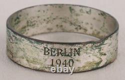 Berlin 1940 WW2 German RING wwII Soldier's JEWELRY Germany MILITARY Army EUROPE