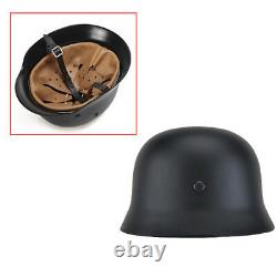 Black WW2German Elite WH Army M35 M1935 Steel Helmet Stahlhelm Retro Collectible