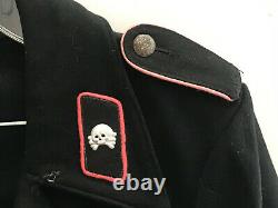 Black WWII German Army Panzer Tunic