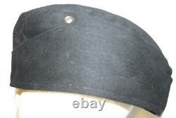 Black wool German Army/Heer (enlisted) Side Cap