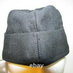 Black wool German Army/Heer (enlisted) Side Cap