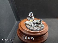 Bolt Action 28mm WW2 German Winter Army 12 men PROPAINTED Warlord Games 4/4