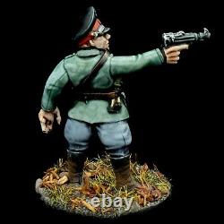 Bolt Action Axis WWII 28mm Wargame German Army Elite Officer Painted Squad