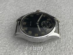 Bulla D 5640 H German Military Vintage WWII Wrist Army Watch Cal. AS1130