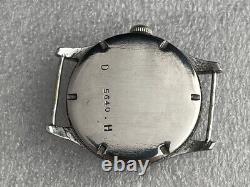 Bulla D 5640 H German Military Vintage WWII Wrist Army Watch Cal. AS1130