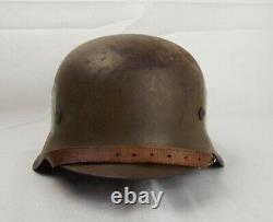 Circa WW2 German Made Norwegian M42 Helmet