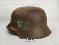 Circa WW2 German Made Norwegian M42 Helmet